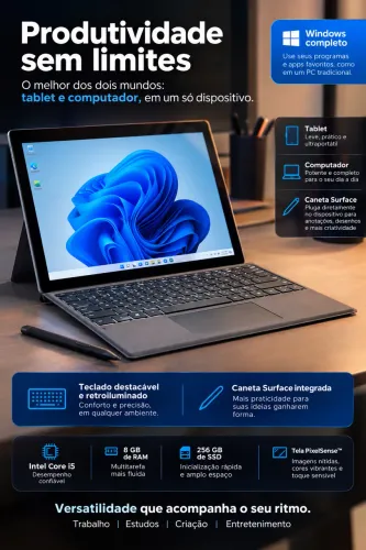 ? Microsoft Surface Pro 7 ? computador e tablet em um só