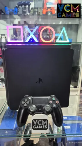 PS4 Slim, Garantia, Aceito usado de entrada, aceitamos Cartão ate 18x