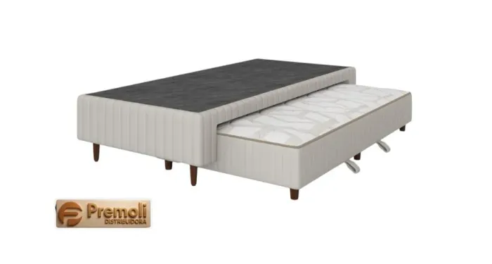 Base Com Cama Auxiliar Molas: Ensacadas Premium 108X - UNIQUE Plumatex