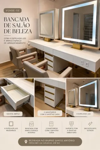 Vende mesa pra salão ou barbearia