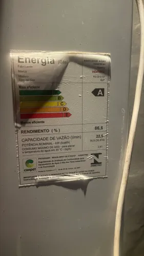 Aquecedor a gas Komeco 22 litros
