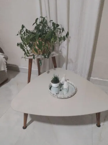 conjunto de mesa de apoio e centro