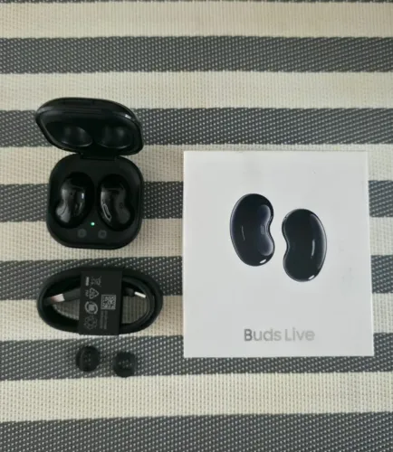 Samsung Galaxy Buds Live Original - Bem Conservado + Caixa e Estojo