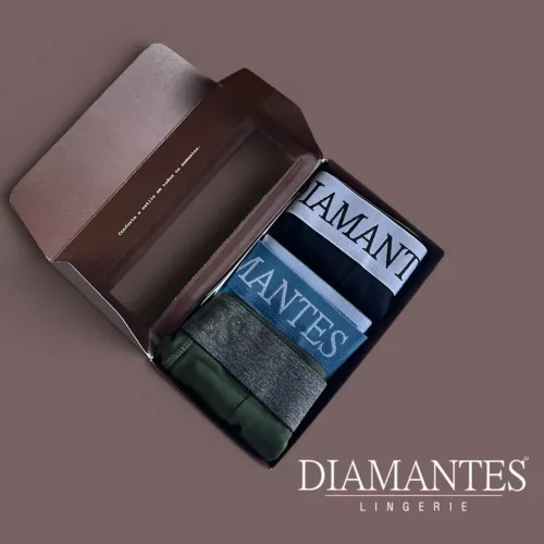 Kit cuecas Diamantes Originais | Frete grátis 