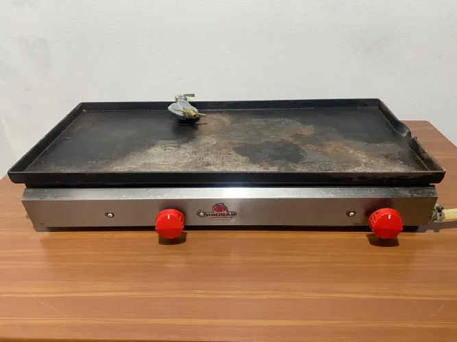Chapa bifeteira sanduicheira dupla gás Progás