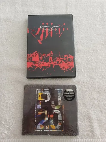 Kit Pearl Jam - CD duplo lacrado e DVD