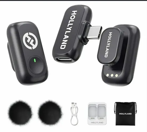 Microfone de lapela novo