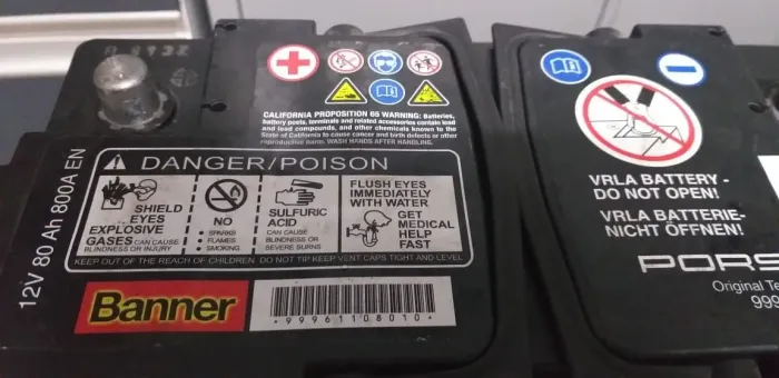Baterias Automotivas 80 Amperes Porsch Agm