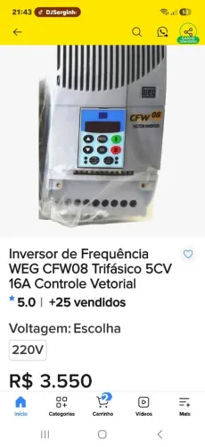 Inversor de frequência