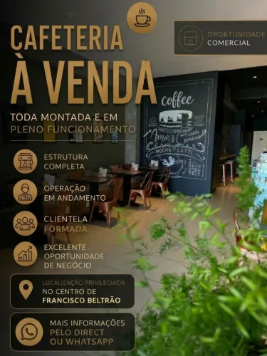 Cafeteria a venda