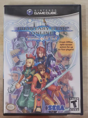 Phantasy Star online Episode 1 e 2 Original de Game Cube