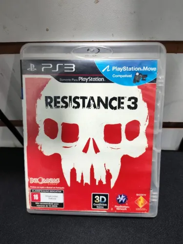 Jogo Resistance 3 - PS3, edição brasileira com manual