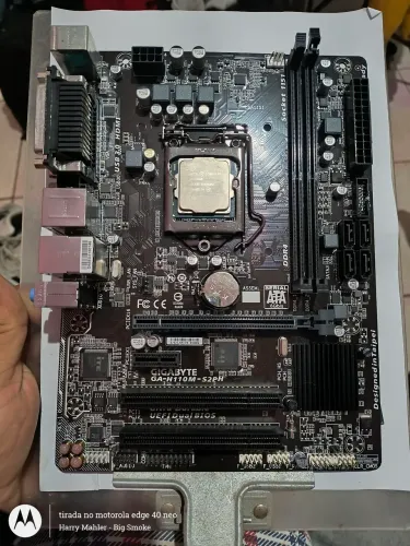 placa mãe GA-h110m-s2ph + processador I5 7500