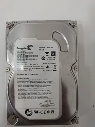 Hd seagate 320GB Barracuda cftv dvr nvr cpu