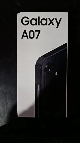 A07 NOVO NA CAIXA