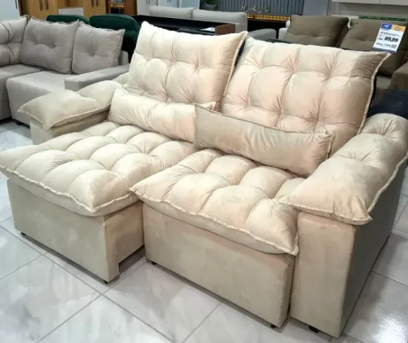 Sofa Glamour de 4 Lugares