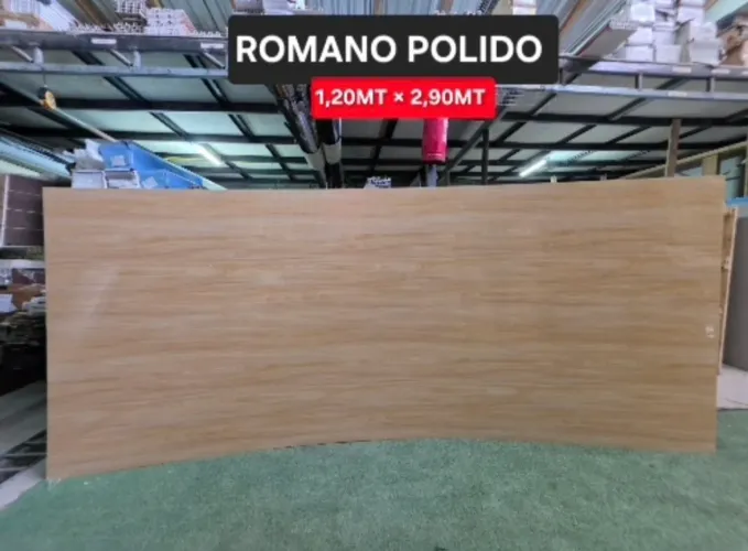 Revestimento Flexivel Romano Polido - 1,20 x 2,90m |  Showroom completo | Varias cores 