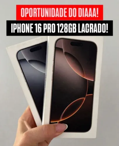 Oportunidade - Iphone 16 PRO 128GB - Garantia apple
