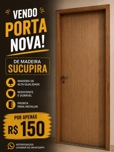 Porta de sucupira