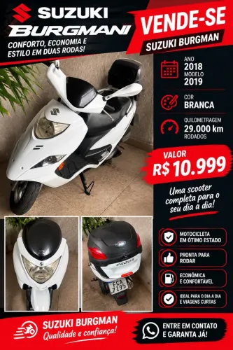 VENDO SUZUKI BURGMAN