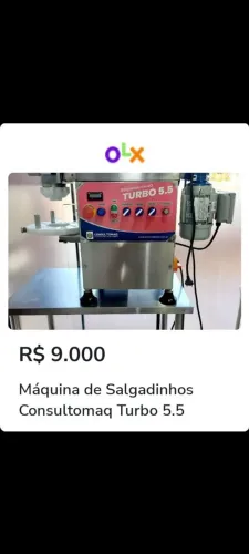 Máquina de salgados 