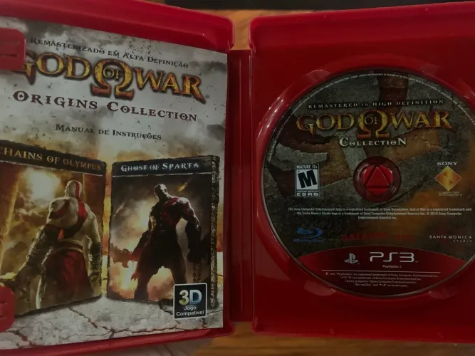 3 jogos de PS3 - God of War, Gran Turismo e GTA 4