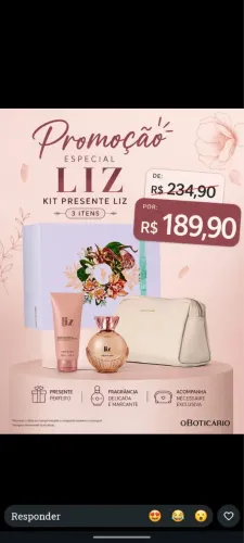 Kit Liz O BOTICÁRIO