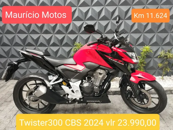 Honda Twister 300 CBS 2024 km baixa