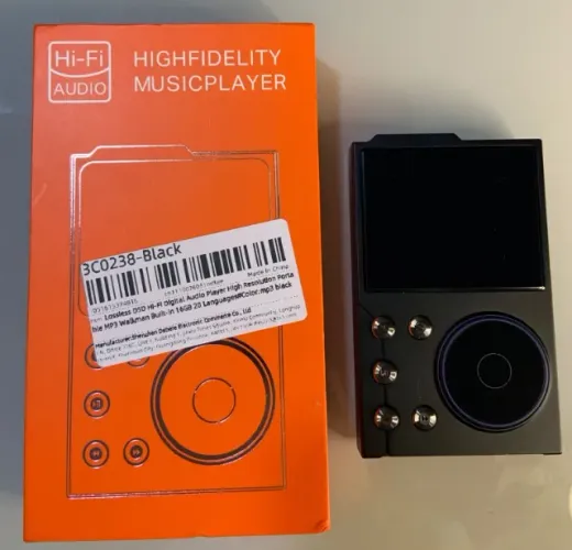 MP3 MP4 HIFI-01 Bluetooth com Rádio FM - Player Portátil