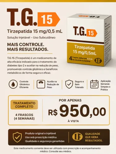 TG 15 melhor preço