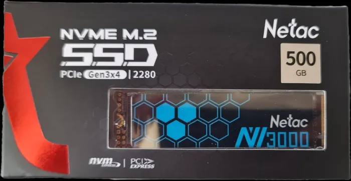 SSD NVME NETAC 500GB