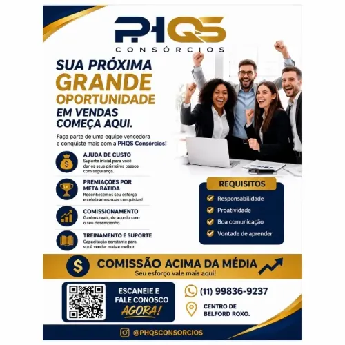 Vendedor(a) de consórcios