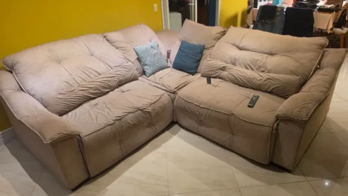 Sofá de Canto em L Super Confortável 2.60x2.60