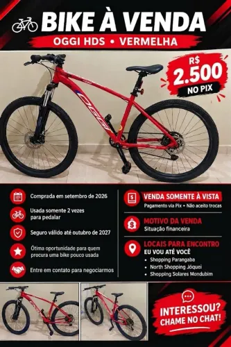 Bicicleta Oggi hacker hds aro 29 nova