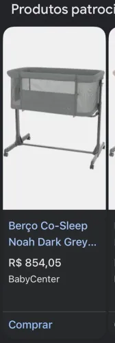 Berço Acoplado Co-Sleep Noah