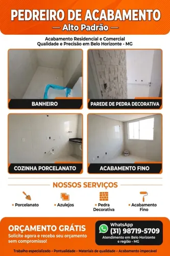 Pedreiro azulejista (acabamento)