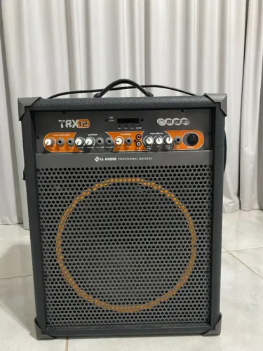 caixa de som LL Audio TRX 12 Preto Bluetooth Ativo 80W RMS 2.1