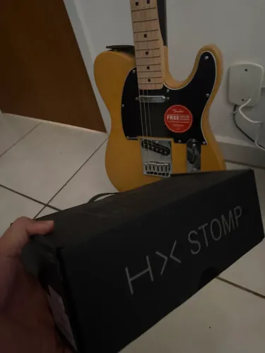 kit guitarra hx stomp + squier + rv6