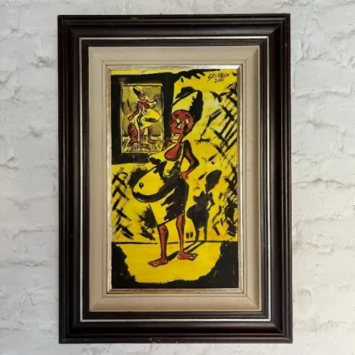 Pintura de Obra Selaron 2001 com Quadro