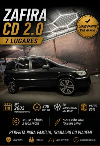 Chevrolet Zafira 2.0/ CD 2.0 8V MPFI 5P Mec. 2002