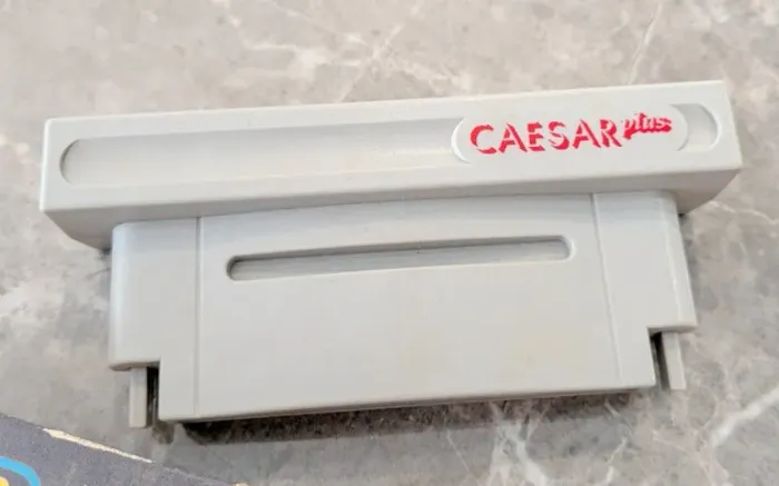 RAR0? Adaptador Caesar Plus Super Nintendo SNES / Super Famicom - Estado De Novo!