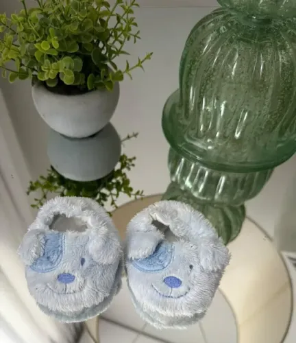 Pantufa cachorrinho - Gerber- Tamanho 0-6 meses