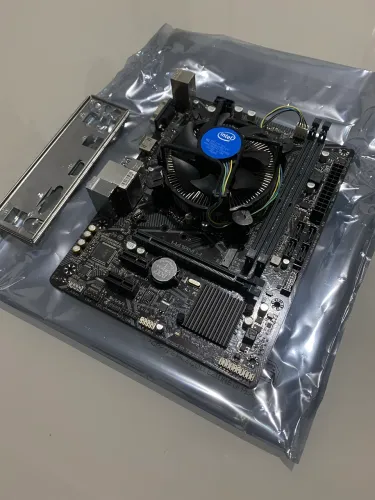 Placa mãe + Processador 