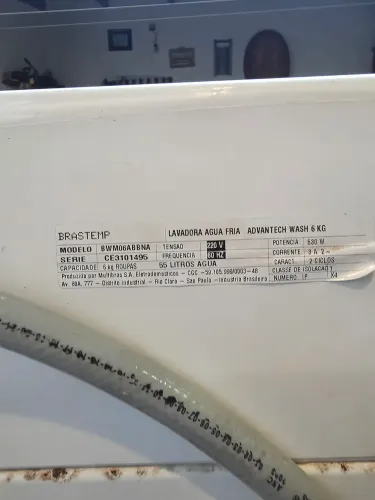 Maquina de lavar Brastemp Advantech Wash 6kg