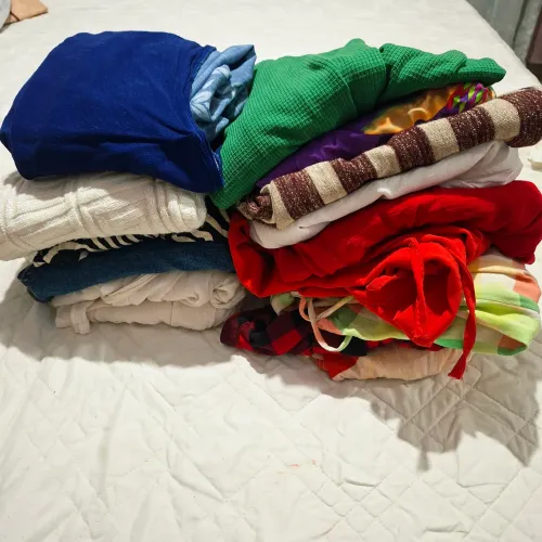 Lote de roupa para bazar