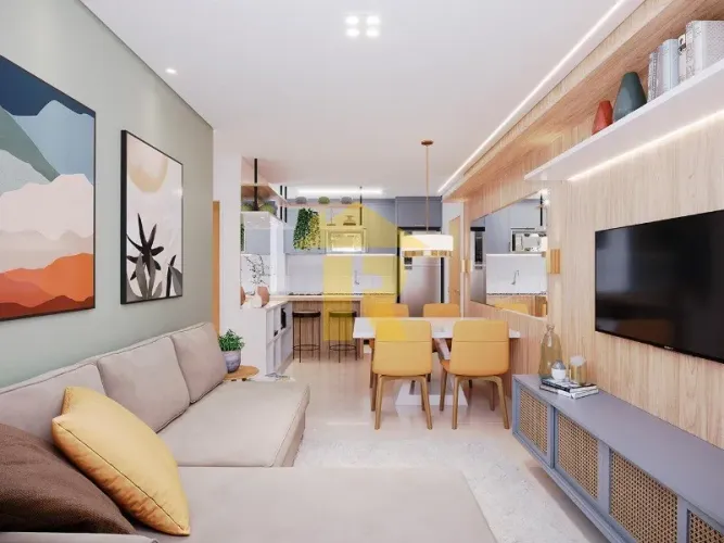 Apartamento de luxo à venda em Ubatuba-SP, Barra da Lagoa: 3 quartos, 3 suítes, 1 sala, 4