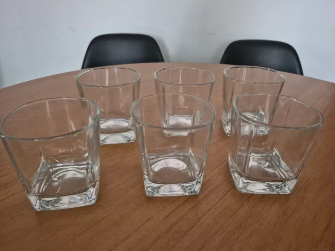 Conjunto de 6 copos de whisky