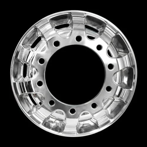 Roda de Alumínio GT1 Caminhão Aro 22,5 x 8,25 (10 furos) Alto Brilho