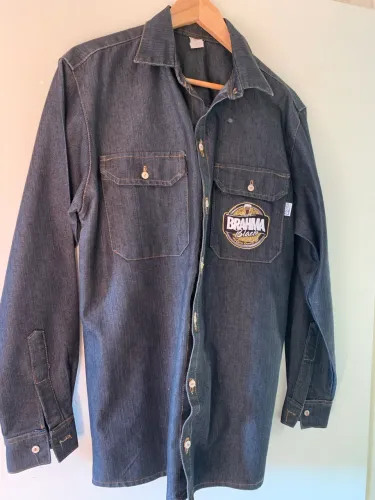 Camisa jeans Brahma chopp black
