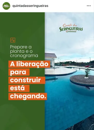 Vendo lote Condomínio Seringueira 